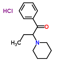 α-Piperidinobutiophenone hydrochloride结构式
