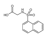 Glycine, N-(1-naphthalenylsulfonyl) Structure