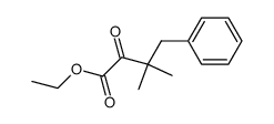 2-Oxo-3,3-dimethyl-4-phenyl-buttersaeure-aethylester结构式
