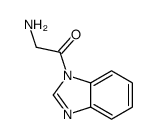 (9ci)-1-(氨基乙酰基)-1H-苯并咪唑结构式