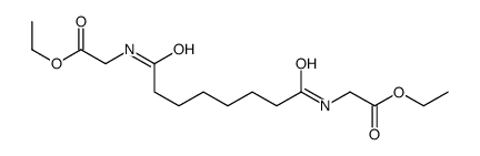 ethyl 2-[[8-[(2-ethoxy-2-oxoethyl)amino]-8-oxooctanoyl]amino]acetate结构式