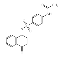 N-[4-[(4-oxonaphthalen-1-ylidene)amino]sulfonylphenyl]acetamide picture