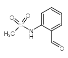 2-甲磺酰氨基苯甲醛结构式