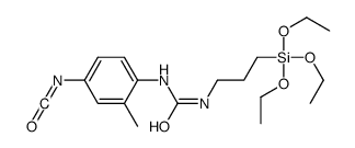 1-(4-isocyanato-2-methylphenyl)-3-(3-triethoxysilylpropyl)urea结构式