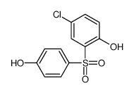 4-chloro-2-(4-hydroxyphenyl)sulfonylphenol Structure