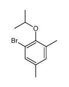 1-Bromo-3,5-dimethyl-2-propan-2-yloxybenzene结构式