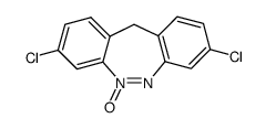 3,8-dichloro-11H-dibenzo[c,f][1,2]diazepine 5-oxide structure