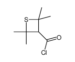 3-Thietanecarbonylchloride,2,2,4,4-tetramethyl-(9CI) Structure