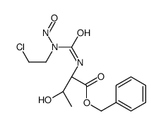 benzyl (2S,3R)-2-[[2-chloroethyl(nitroso)carbamoyl]amino]-3-hydroxybutanoate结构式