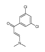 1-(3,5-dichlorophenyl)-3-(dimethylamino)prop-2-en-1-one结构式