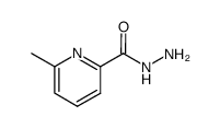 6-methyl-2-picolinic acid hydrazide结构式