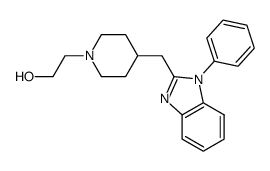 4-[(1-phenyl-1H-benzimidazol-2-yl)methyl]-1-piperidineethanol Structure