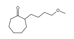 2-(4-Methoxybutyl)-cycloheptanon Structure