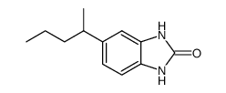 5-(1-methyl-butyl)-1,3-dihydro-benzimidazol-2-one结构式