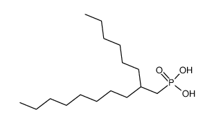 (2-hexyl-decyl)-phosphonic acid Structure