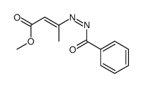 methyl 3-(benzoyldiazenyl)but-2-enoate结构式