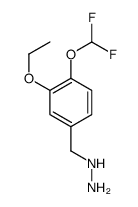 [4-(difluoromethoxy)-3-ethoxyphenyl]methylhydrazine结构式