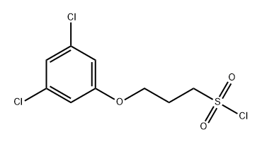 1-Propanesulfonyl chloride, 3-(3,5-dichlorophenoxy)- Structure