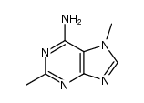 2,7-dimethyl-7H-purin-6-ylamine Structure