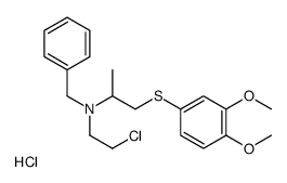N-(2-Chloroethyl)-N-[2-[(3,4-dimethoxyphenyl)thio]-1-methylethyl]benzenemethanamine hydrochloride picture
