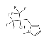 2-[(1,5-dimethylpyrrol-2-yl)methyl]-1,1,1,3,3,3-hexafluoropropan-2-ol Structure