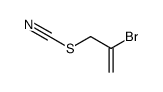 2-bromoprop-2-enyl thiocyanate结构式