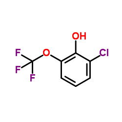 2-Chloro-6-(trifluoromethoxy)phenol Structure