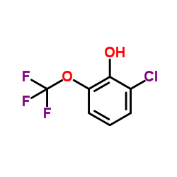 2-Chloro-6-(trifluoromethoxy)phenol structure