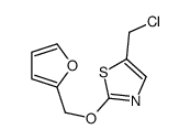 5-Chloromethyl-2-(furan-2-ylmethoxy)-thiazole Structure