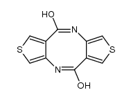 5,10-Dihydroxydithieno[3,4-b:3',4'-f][1,5]diazocine结构式