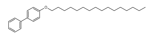 biphenyl-4-yl-hexadecyl ether结构式