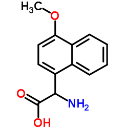 AMINO-(4-METHOXY-NAPHTHALEN-1-YL)-ACETIC ACID Structure