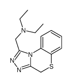 N-ethyl-N-(4H-[1,2,4]triazolo[3,4-c][1,4]benzothiazin-1-ylmethyl)ethanamine Structure