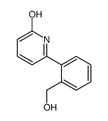 6-[2-(hydroxymethyl)phenyl]-1H-pyridin-2-one结构式