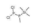 1,1-dichloro-2-methyl-2-(trimethylsilyl)diphosphine Structure