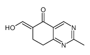 6-(hydroxymethylidene)-2-methyl-7,8-dihydroquinazolin-5-one结构式