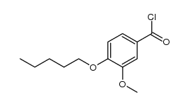 3-methoxy-4-(pentyloxy)benzoyl chloride结构式