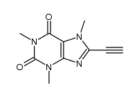 7-Methyl-8-ethinyltheophyllin结构式