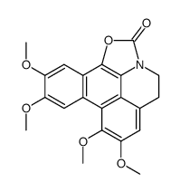 2H-Dibenz[de,g]oxazolo[5,4,3-ij]quinolin-2-one,4,5-dihydro-7,8,10,11-tetramethoxy-结构式