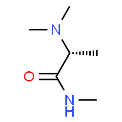 Propanamide, 2-(dimethylamino)-N-methyl-, (R)- (9CI) Structure