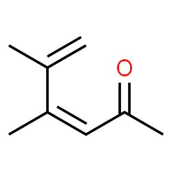 3,5-Hexadien-2-one, 4,5-dimethyl-, (Z)- (9CI) structure