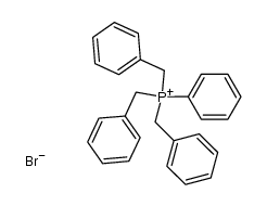 tribenzyl(phenyl)phosphonium bromide结构式