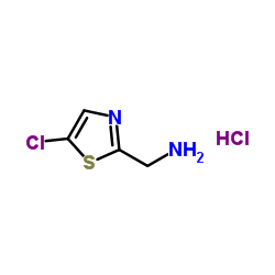 (5-chloro-1,3-thiazol-2-yl)methanamine hydrochloride structure