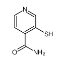 4-Pyridinecarboxamide,3-mercapto-(9CI) structure