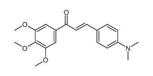 1-(3',4',5'-trimethoxyphenyl)-3-(4-dimethylaminophenyl)-2-propen-1-one结构式