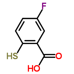 5-Fluoro-2-sulfanylbenzoic acid structure