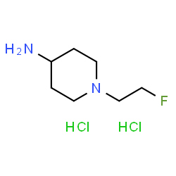 1-(2-氟乙基)哌啶-4-胺二盐酸盐结构式