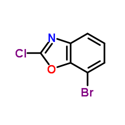 7-Bromo-2-chloro-1,3-benzoxazole结构式