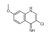 4-Amino-3-chloro-7-methoxyquinoline Structure