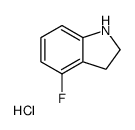 4-Fluoroindoline hydrochloride structure